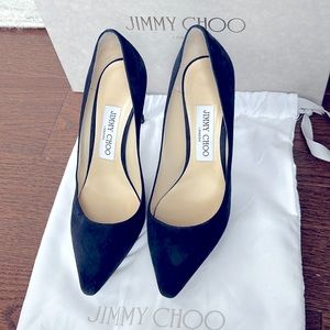 Jimmy Choo Romy Suede Navy 85mm size 36,6